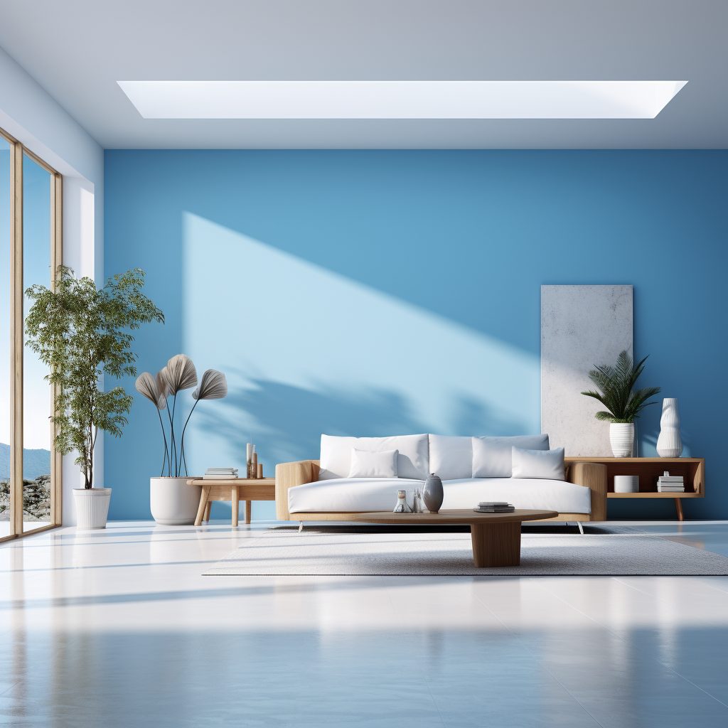 Minimalist Style Home Interior Designs - Ocean AI Artwork 30