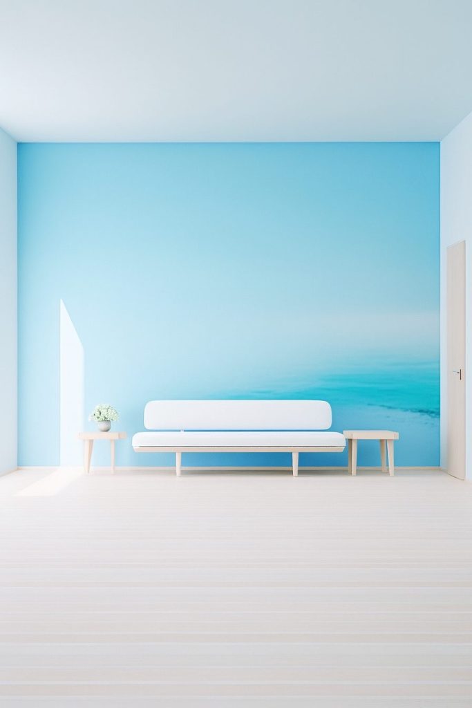 Minimalist Style Home Interior Designs - Ocean AI Artwork 31
