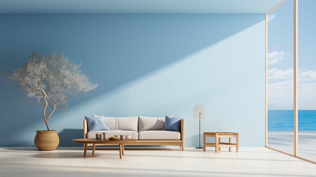 Minimalist Style Home Interior Designs - Ocean AI Artwork 9