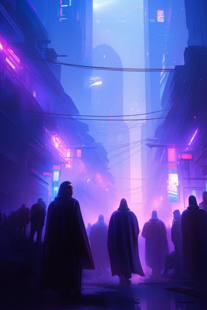 The Cyberpunk Cities with an Offworld Vibe AI Artwork 7