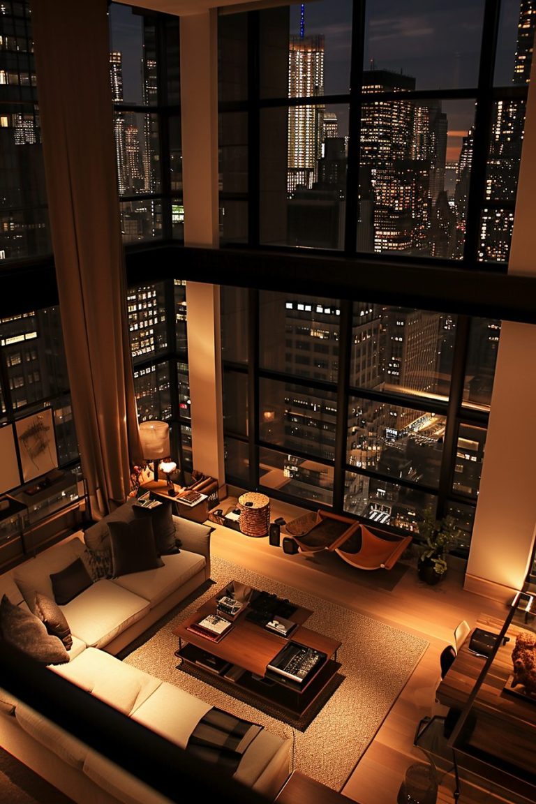 View of Luxurious New York Apartments and Lofts