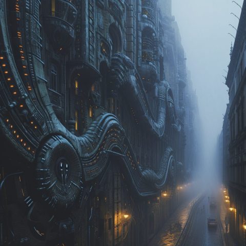 Giger Building Building Designs with a Touch of Giger
