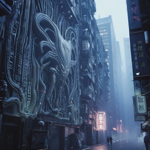 Giger Building Building Designs with a Touch of Giger