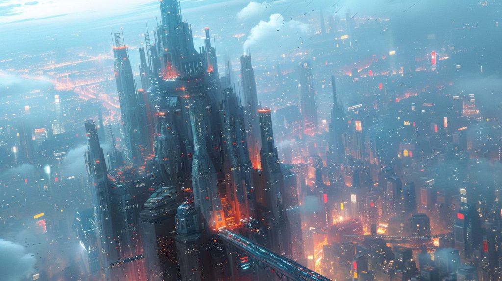 Mega Cyberpunk Building Designs AI Artwork 39