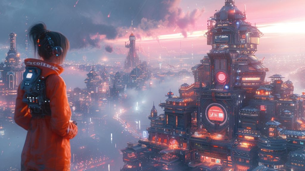 Mega Cyberpunk Building Designs AI Artwork 7