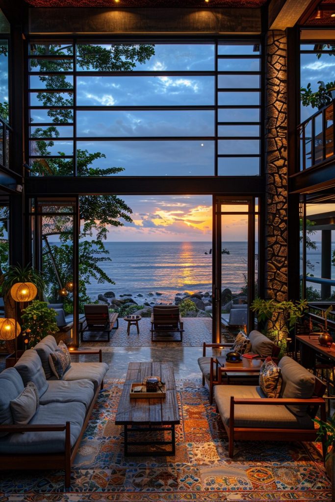 Modern Kampong House at a Fishing Village AI Artwork 15