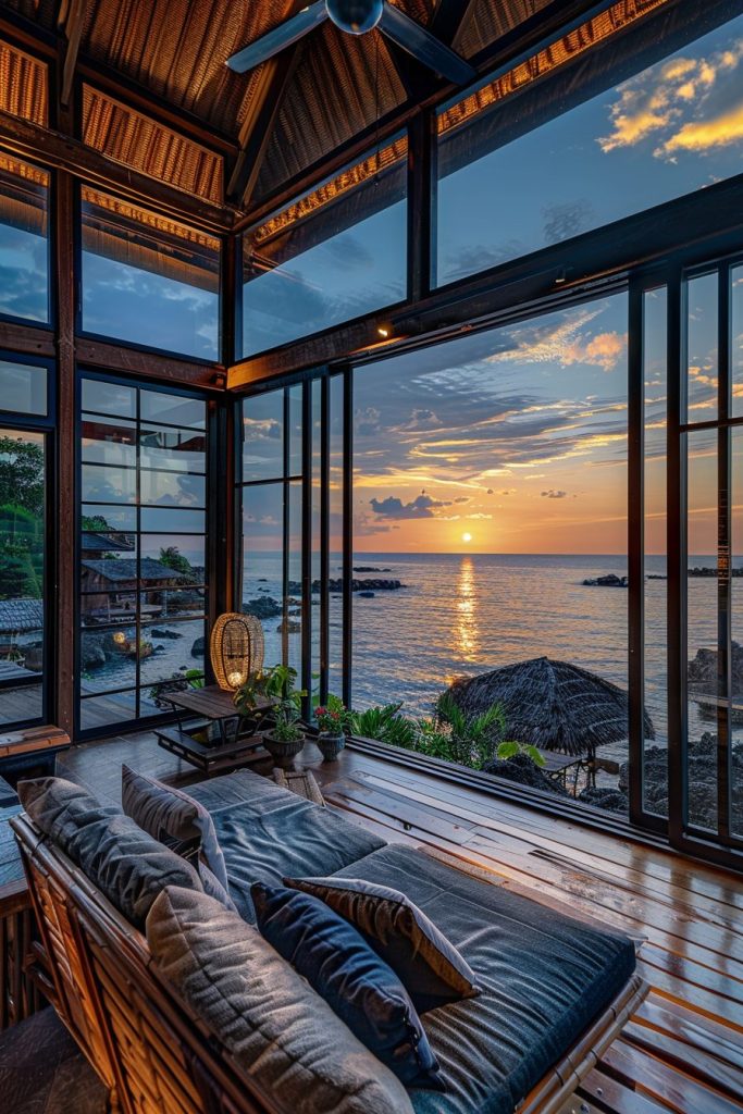 Modern Kampong House at a Fishing Village AI Artwork 16