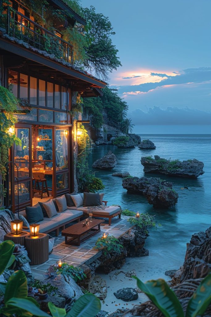 Modern Kampong House at a Fishing Village AI Artwork 18