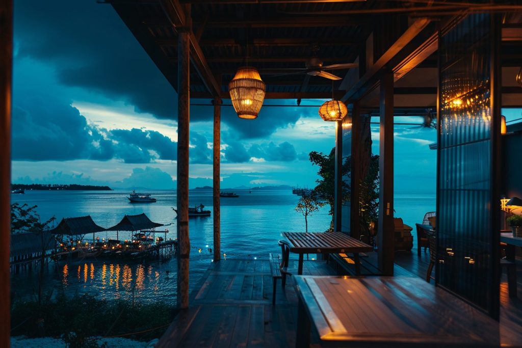 Modern Kampong House at a Fishing Village AI Artwork 3