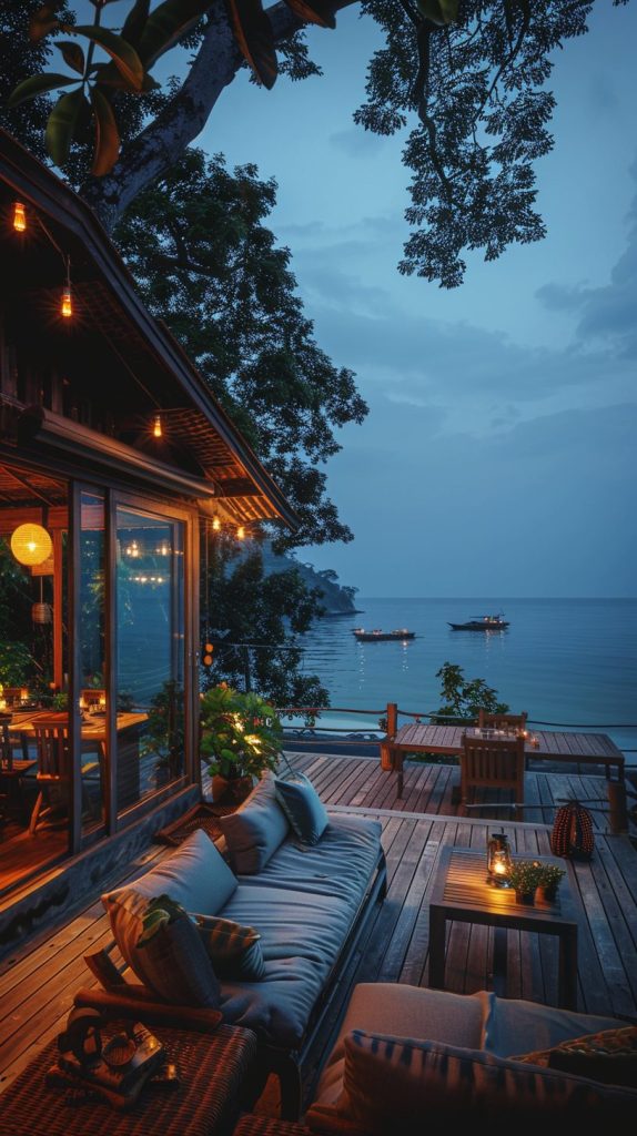 Modern Kampong House at a Fishing Village AI Artwork 5