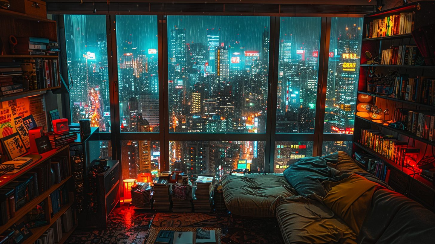 An Apartment with a Cityscape View - City View Apartment Outdoor Living Spaces