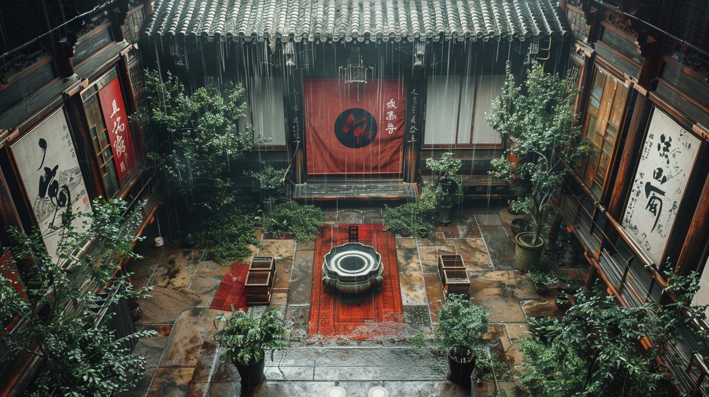 Ancient Chinese-Style Courtyard House