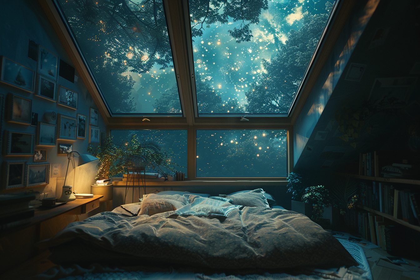 Curated Night Sky Loft Bedrooms Gallery View 41