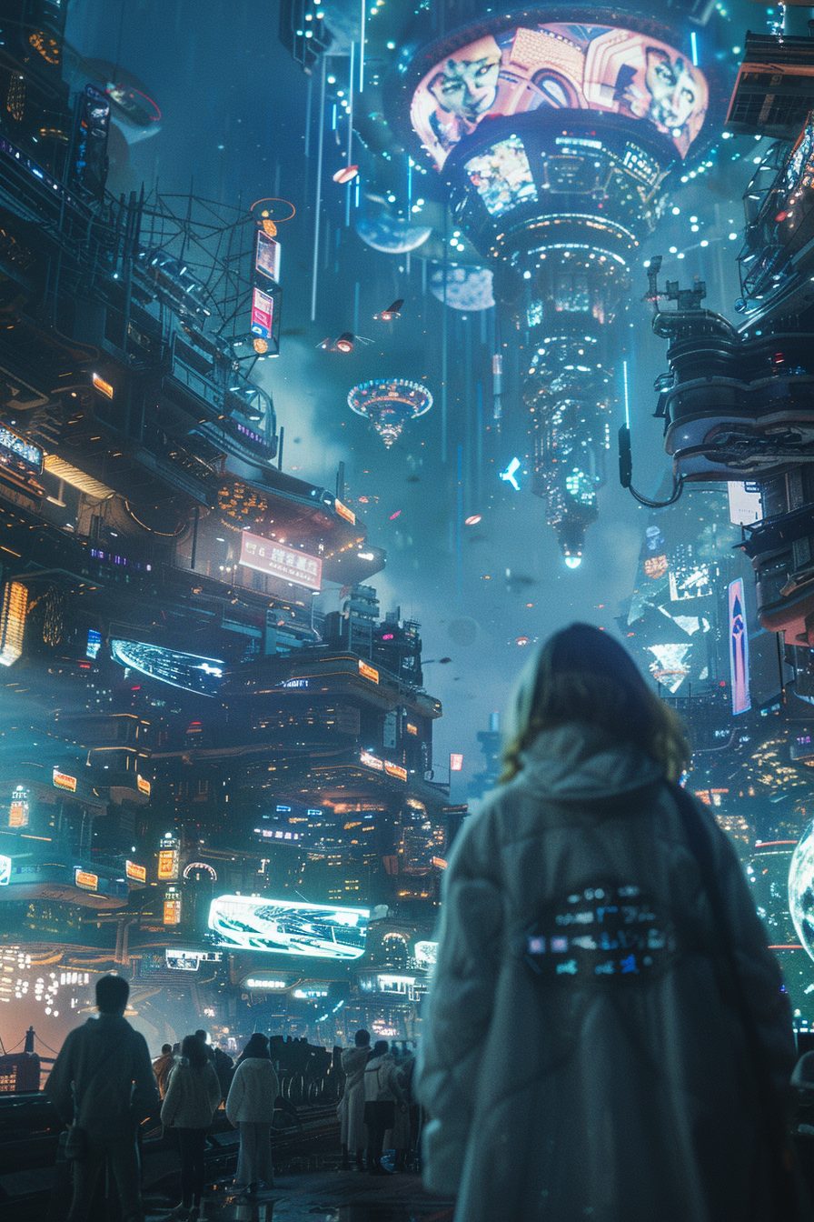 The Futuristic Cityscape of Cyberpunk City