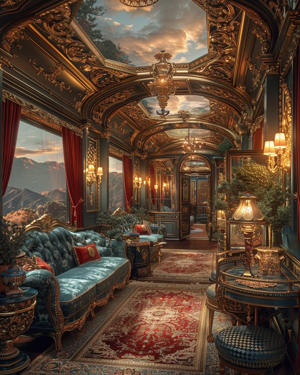 Luxurious Train Interiors