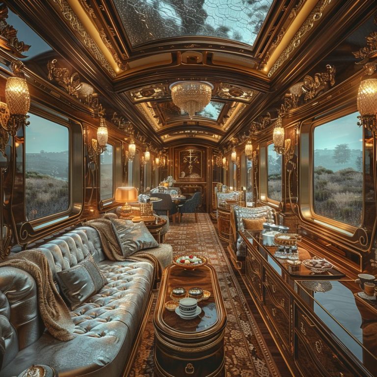Luxurious Train Interiors