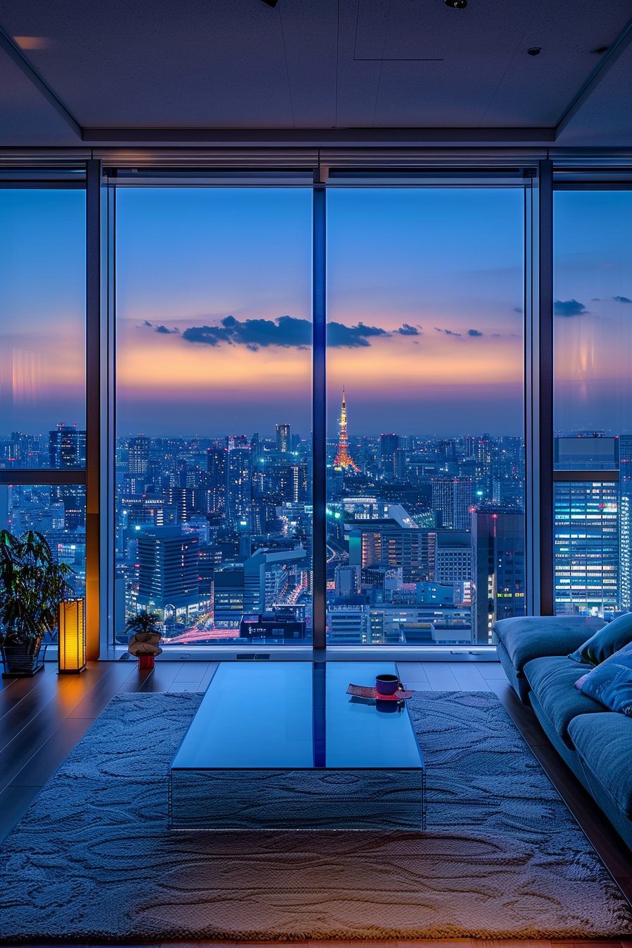 Modern Apartment Architecture With City View Reference: Modern Apartments In Japan