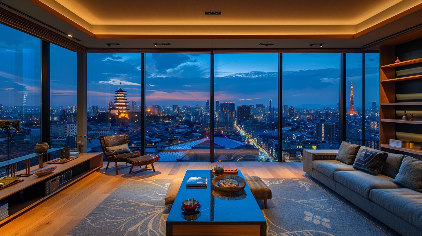 Modern Apartments in Japan – Cityscape View