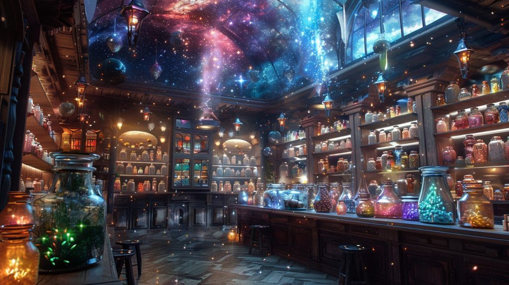 Shops Selling Magical and Whimsical Items AI Artwork 2
