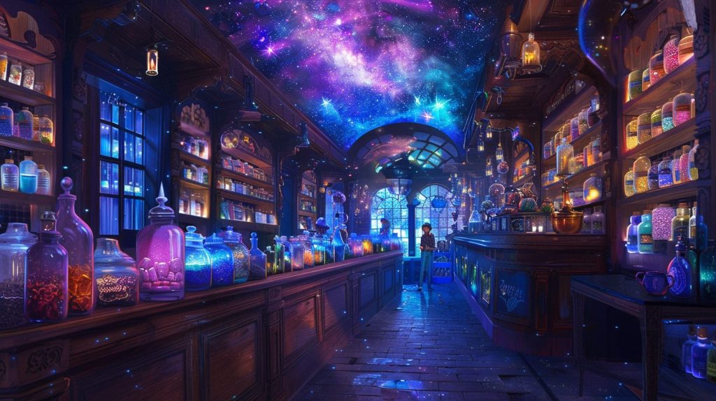Shops Selling Magical and Whimsical Items AI Artwork 3