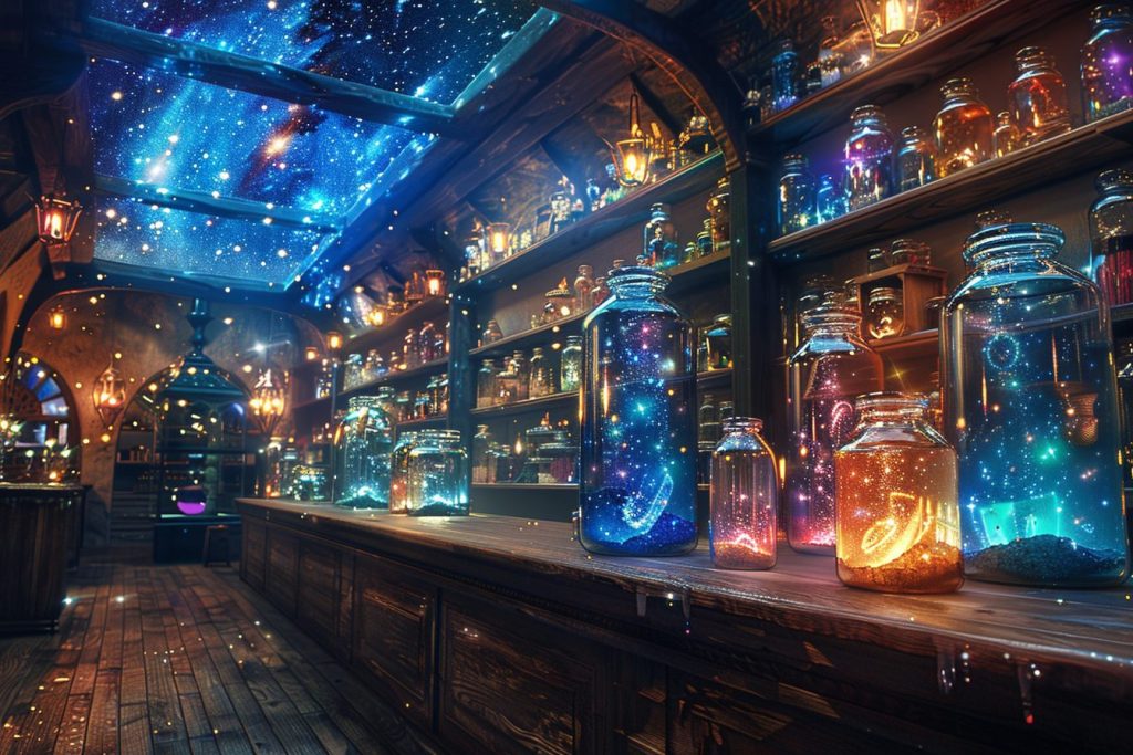 Shops Selling Magical and Whimsical Items AI Artwork 7
