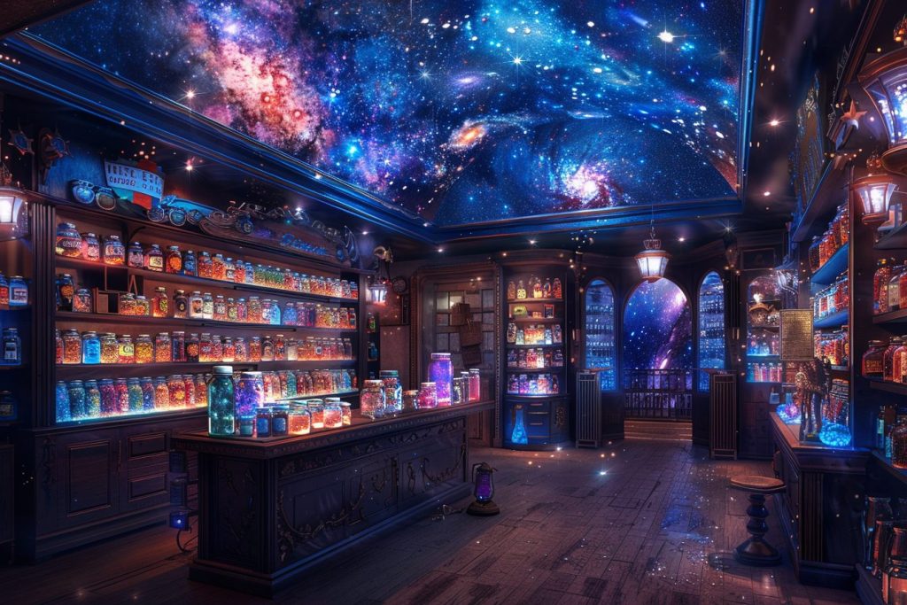 Shops Selling Magical and Whimsical Items AI Artwork 9