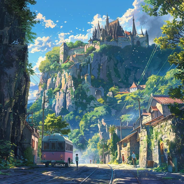Small Whimsical Cliffside Towns