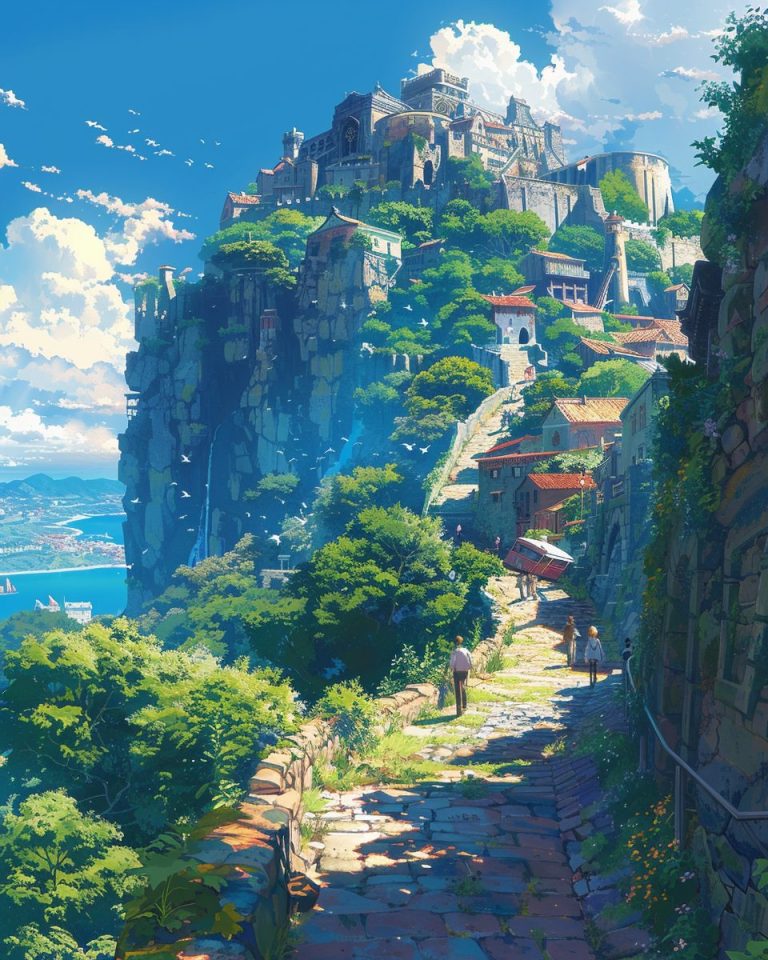 Small Whimsical Cliffside Towns