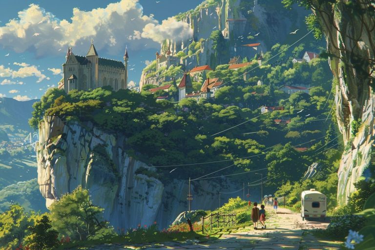 Small Whimsical Cliffside Towns