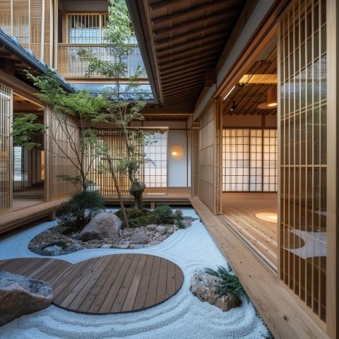 A Japanese-Style Home – Louvers and Stiles