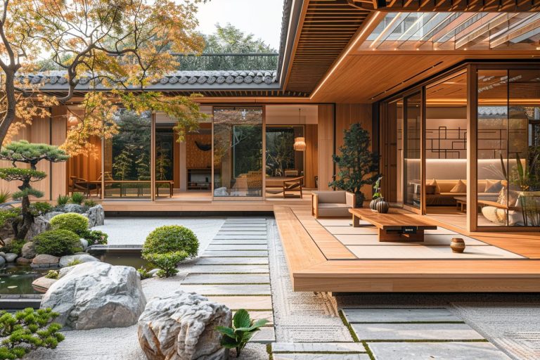A Japanese-Style Home – Louvers and Stiles
