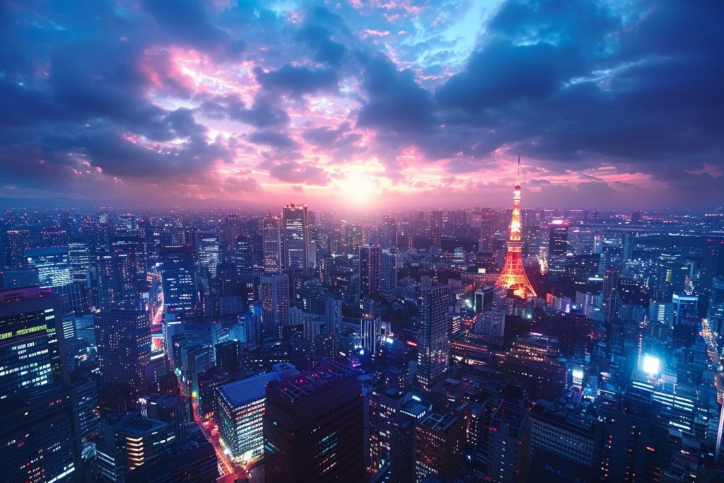 Aerial Views of Cityscapes AI Artwork 4