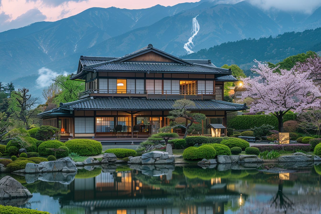Luxurious Japanese-Style Houses with Amazingly Beautiful Landscapes