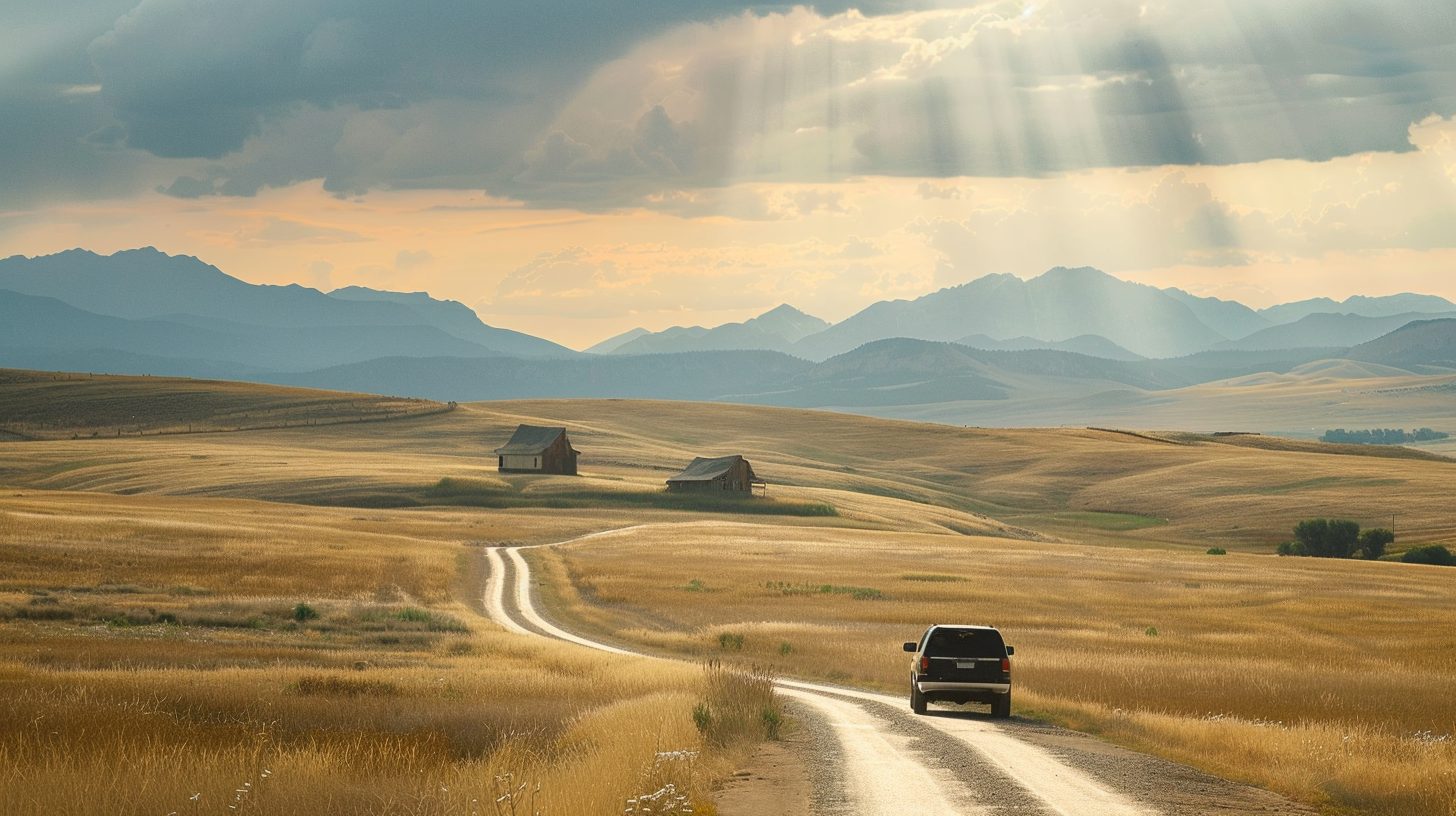 The Vast Landscapes and Farmhouses of Rural America
