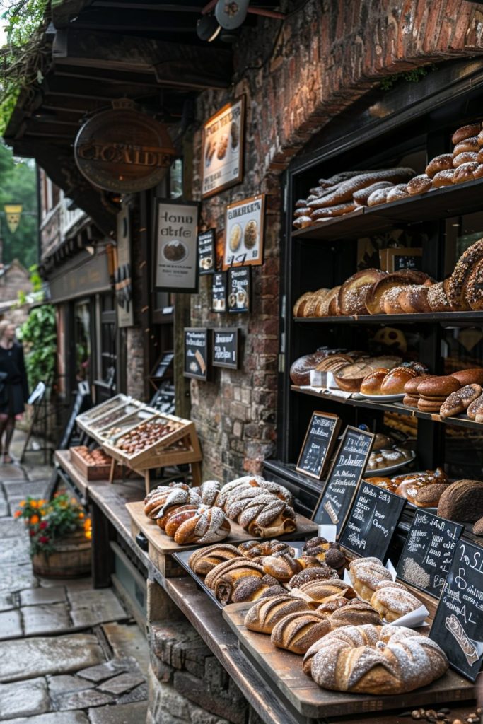 Traditional English Bakery Shops AI Artwork 12