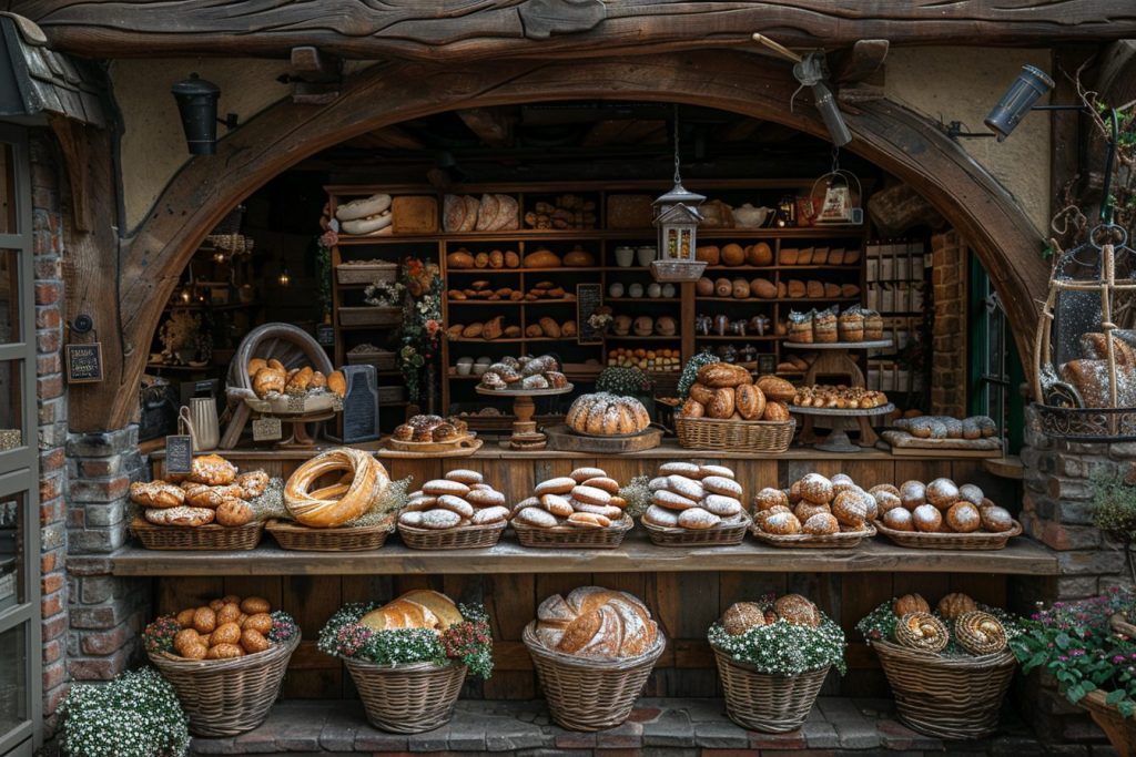 Traditional English Bakery Shops AI Artwork 13