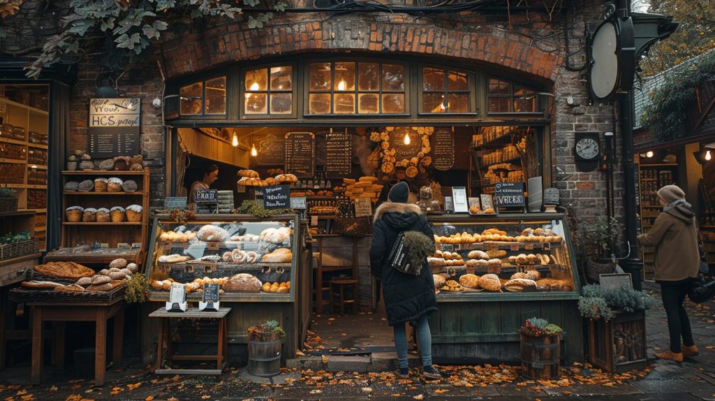 Traditional English Bakery Shops AI Artwork 15
