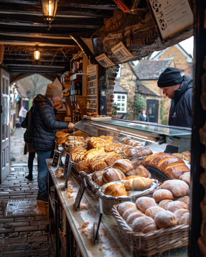 Traditional English Bakery Shops AI Artwork 16