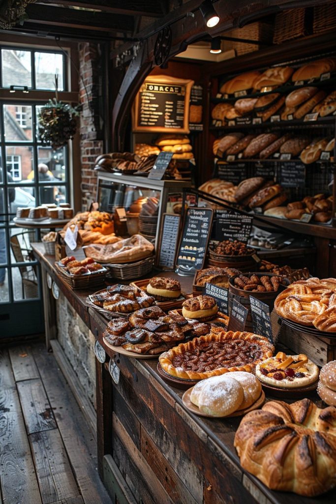 Traditional English Bakery Shops AI Artwork 18
