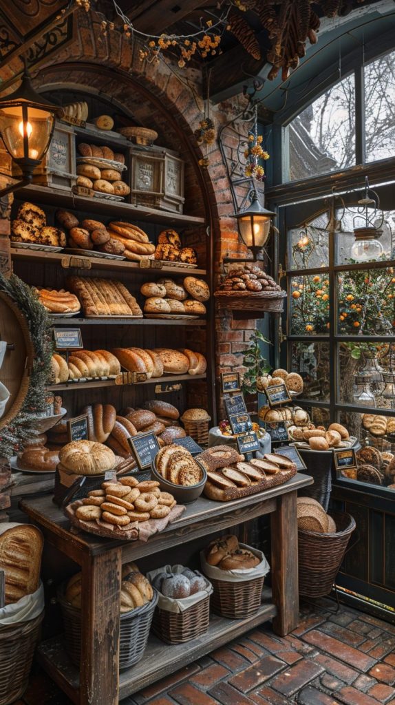 Traditional English Bakery Shops AI Artwork 2
