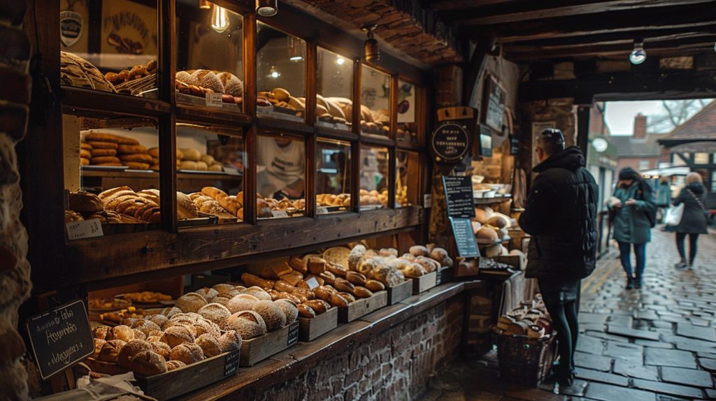 Traditional English Bakery Shops AI Artwork 7