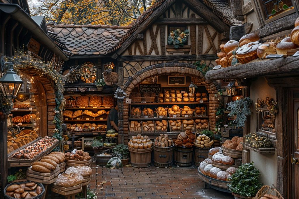 Traditional English Bakery Shops AI Artwork 9