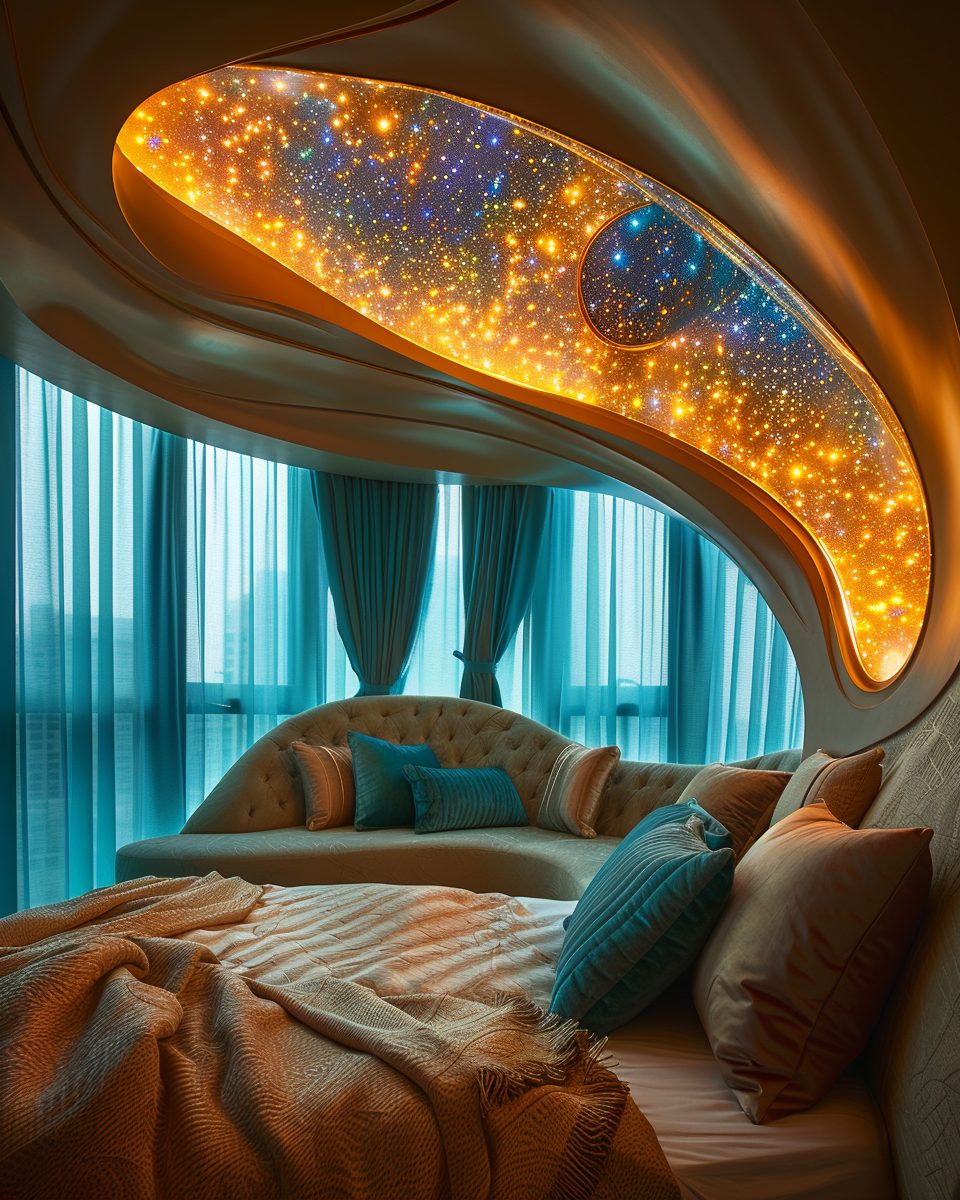 Curated Night Sky Loft Bedrooms Gallery View 31