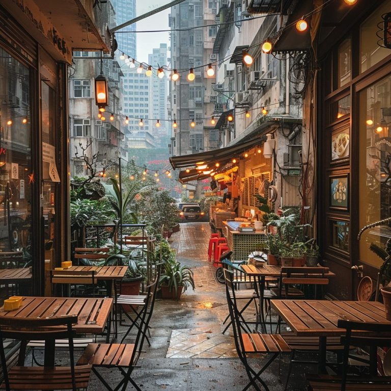 The Back Alleys of Hong Kong City