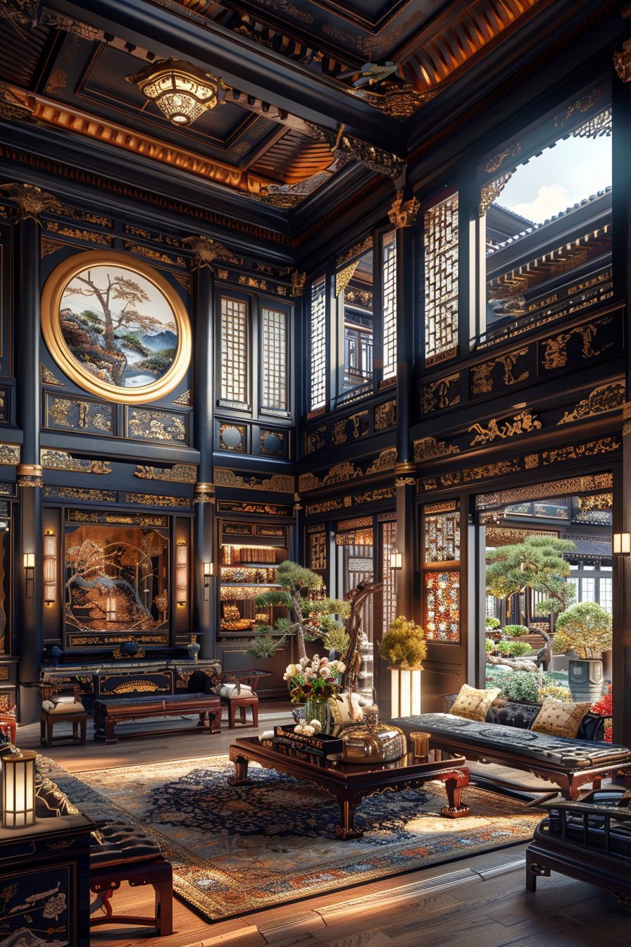 The Luxurious Oriental-Style Home Interiors