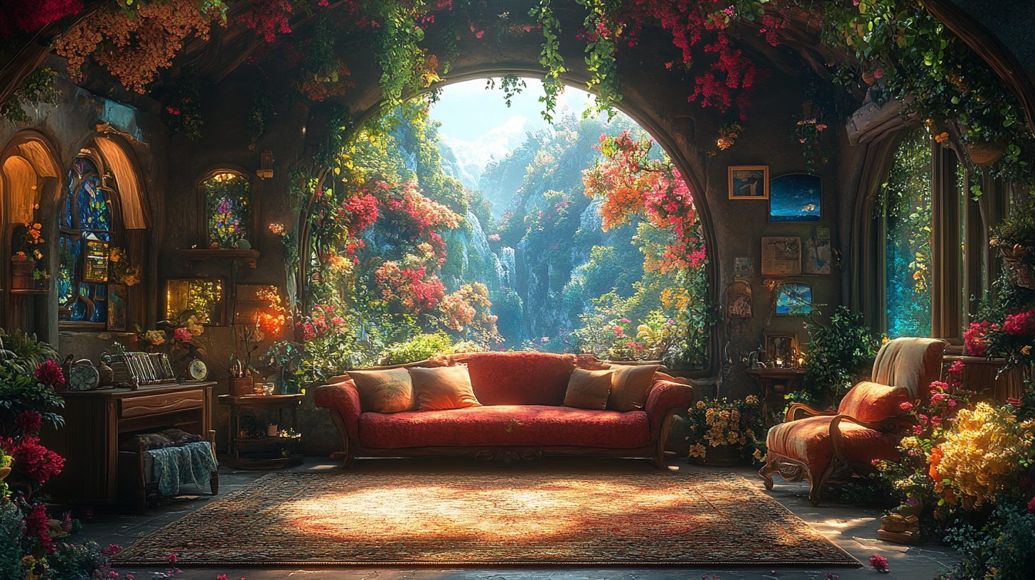 Fantasy-Style Living Rooms with Incredible Landscape Views