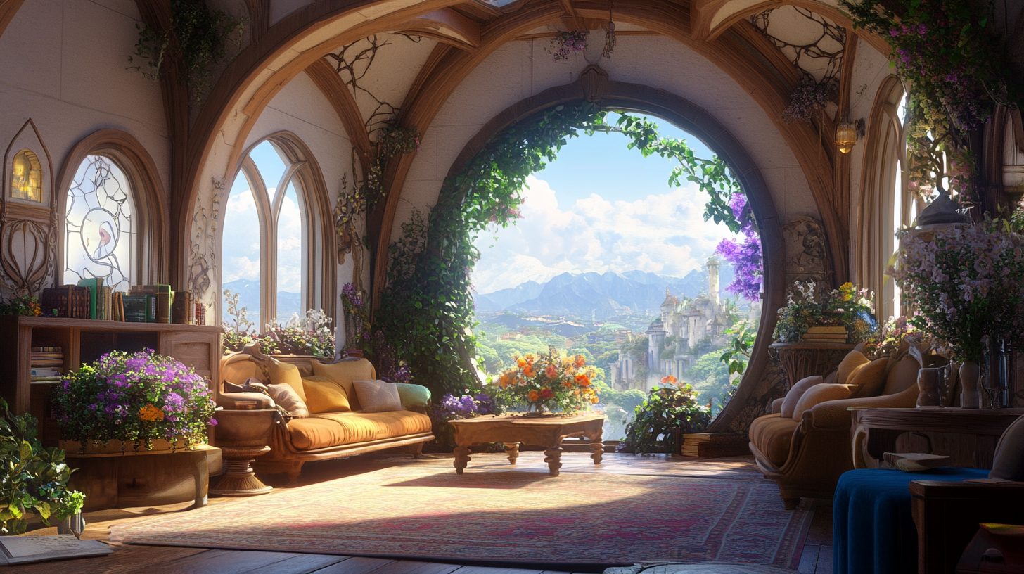 Fantasy-Style Living Rooms with Incredible Landscape Views