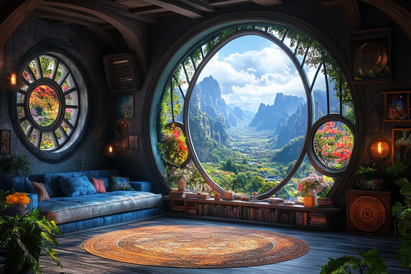 Fantasy-Style Living Rooms with Incredible Landscape Views