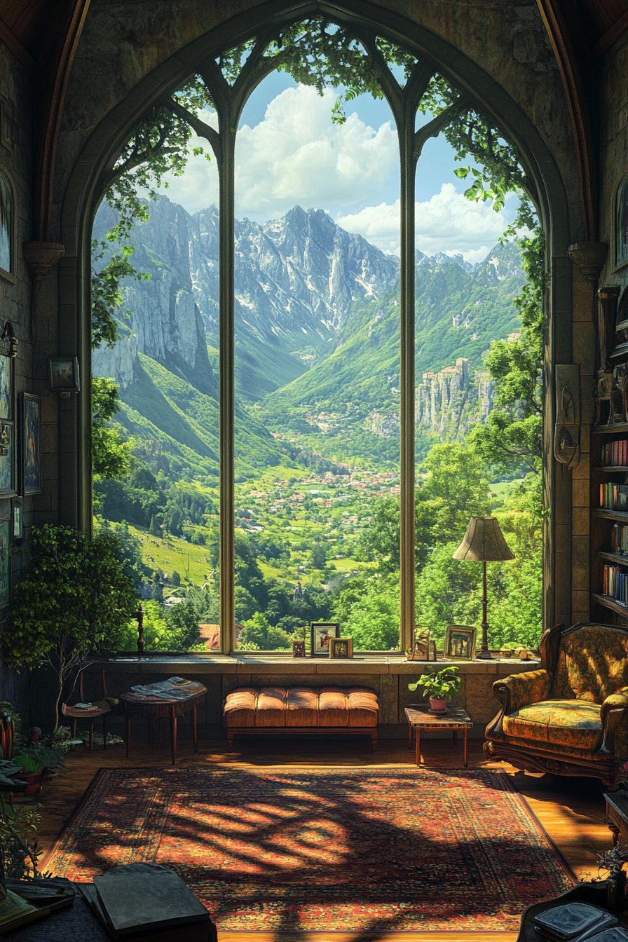 Fantasy-Style Living Rooms with Incredible Landscape Views