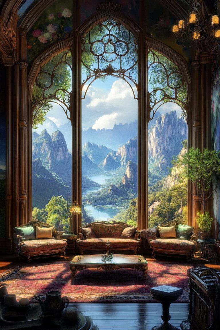 Fantasy-Style Living Rooms with Incredible Landscape Views